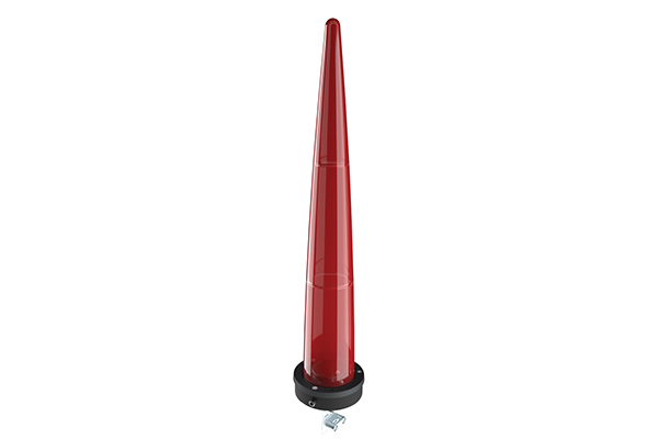 Decorative Beacon, 4000K, 3W, Clear red