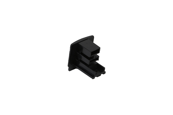 End cap for 3-pole track, Black