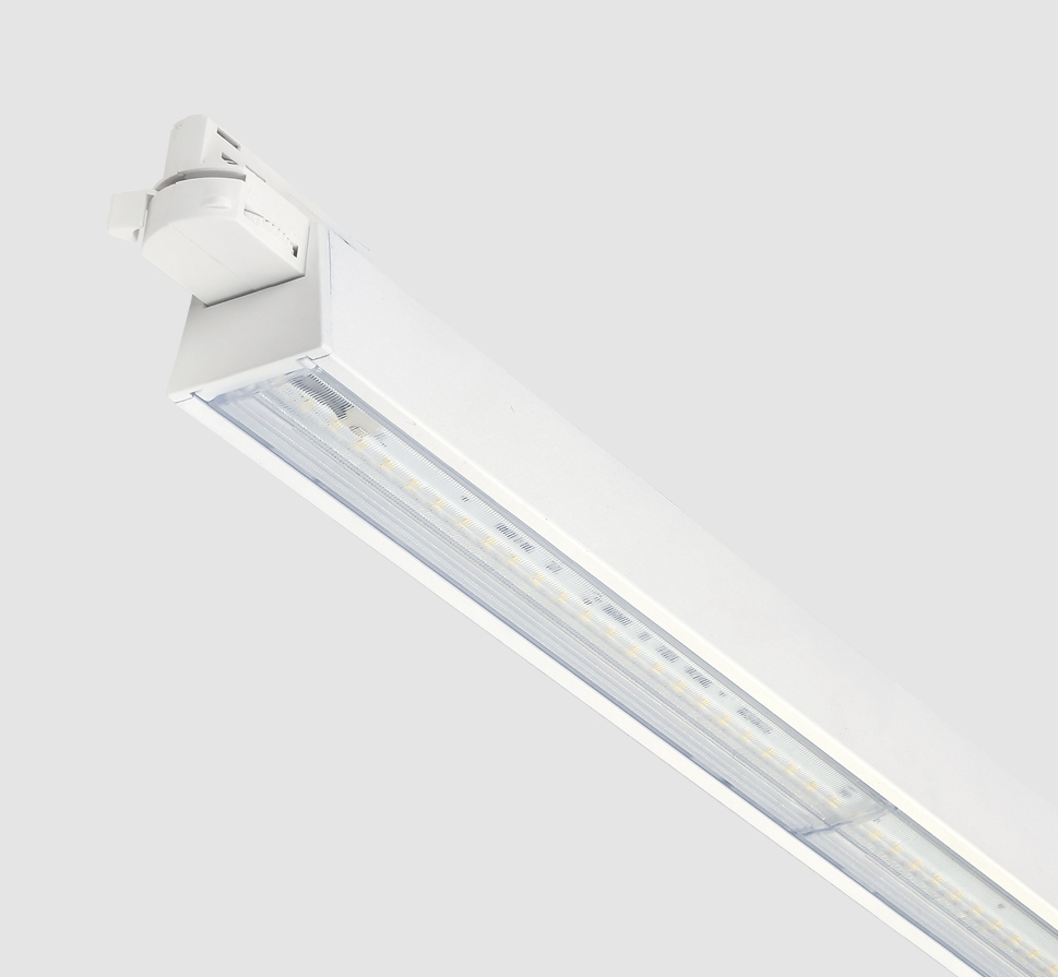 LUMERIA LED track light, Wide beam angle, Length: 120cm, Single 